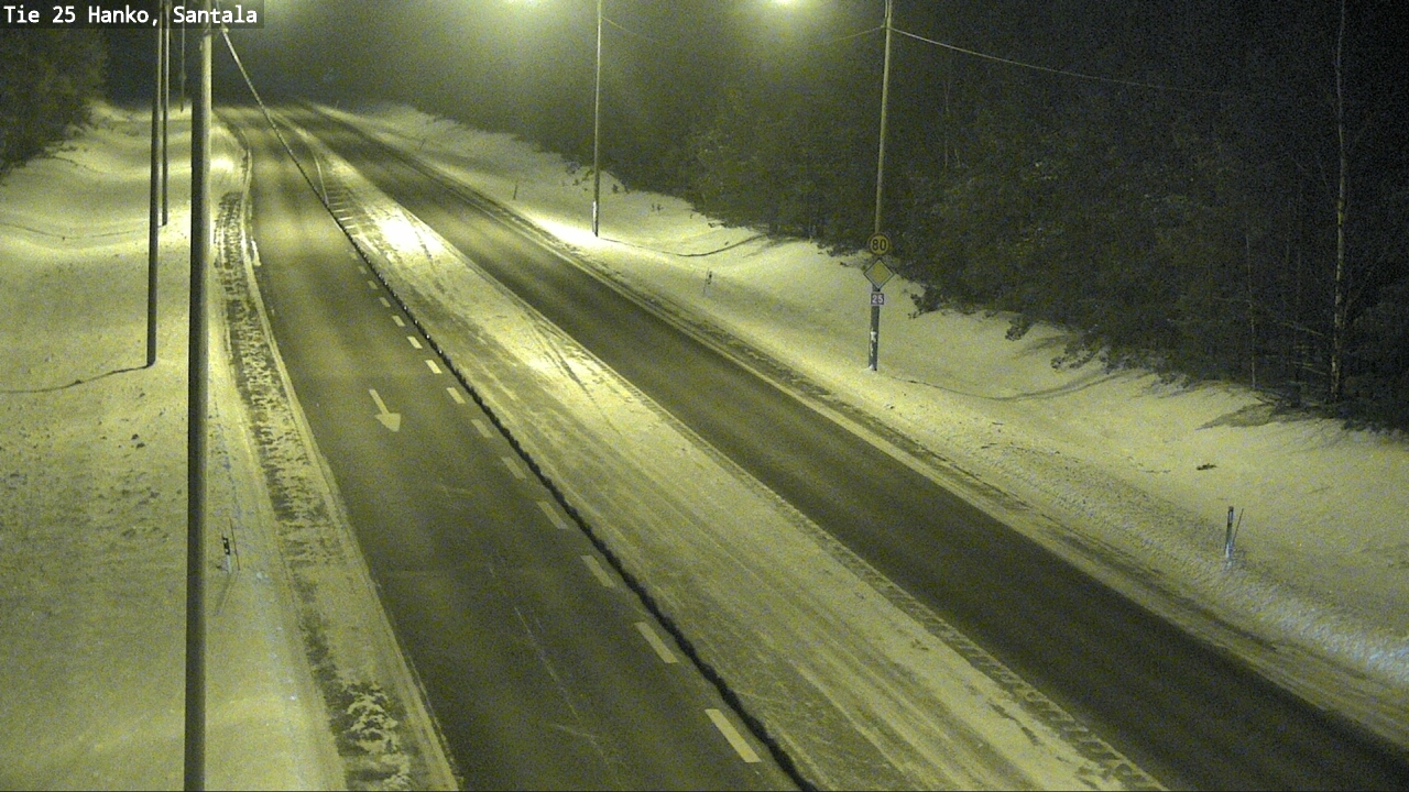 Weather Camera Image Road 25 Hanko, Santala, Hanko, Uusimaa