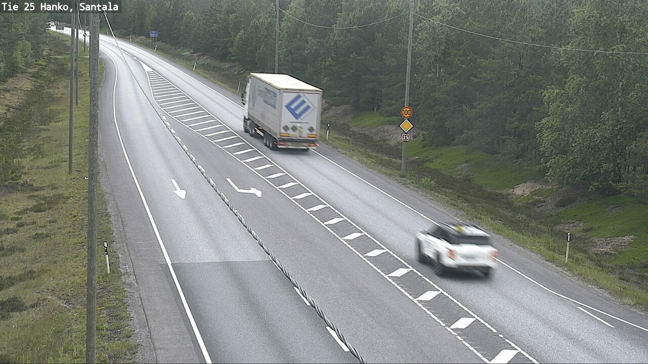Weather Camera Image Road 25 Hanko, Santala, Hanko, Uusimaa