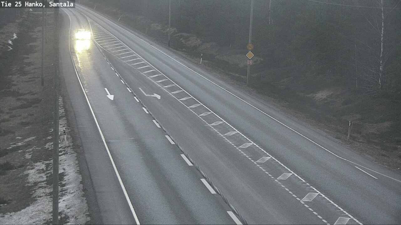 Weather Camera Image Road 25 Hanko, Santala, Hanko, Uusimaa