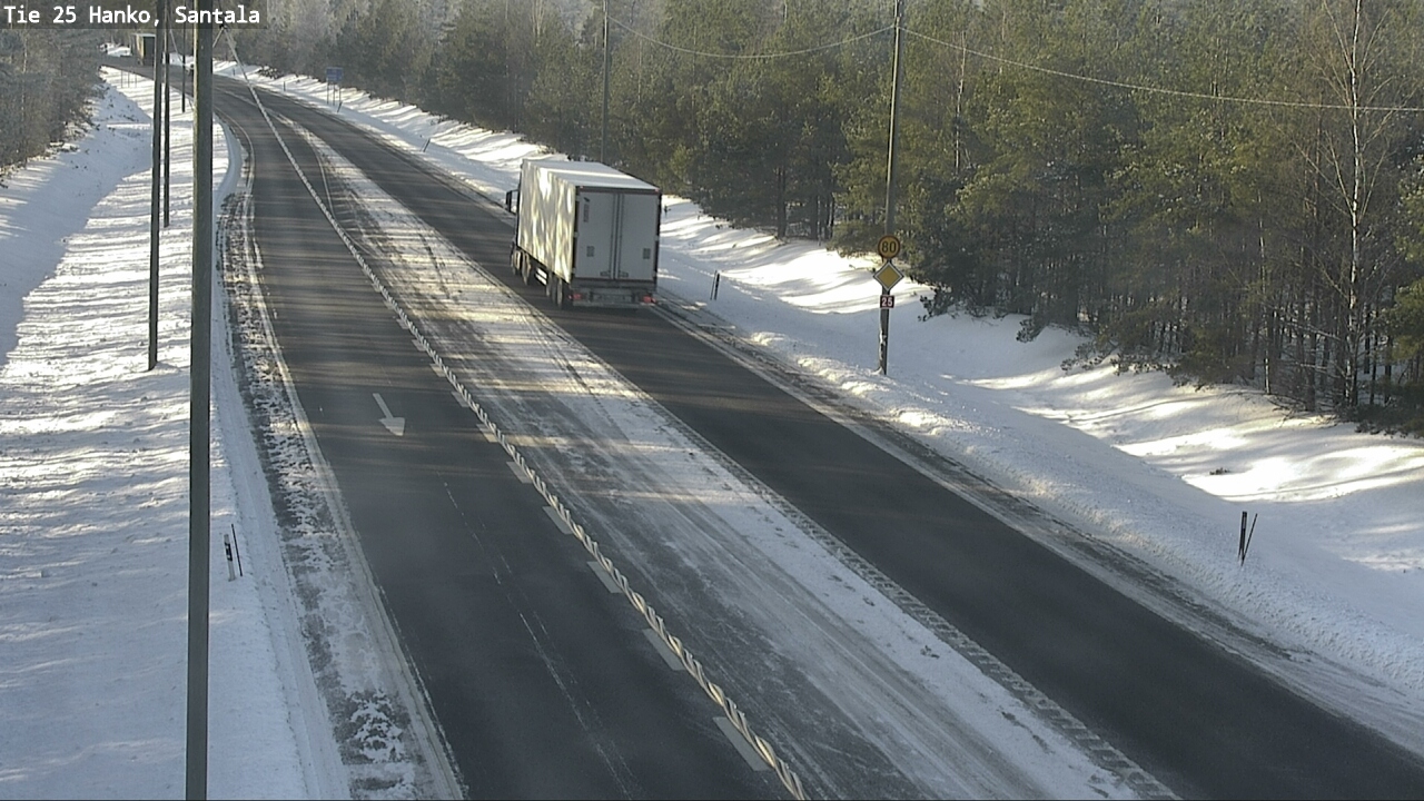 Weather Camera Image Road 25 Hanko, Santala, Hanko, Uusimaa