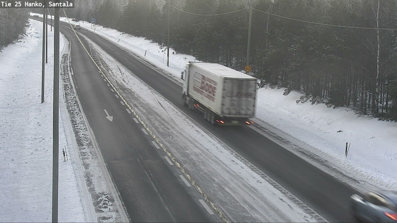 Weather Camera Image Road 25 Hanko, Santala, Hanko, Uusimaa