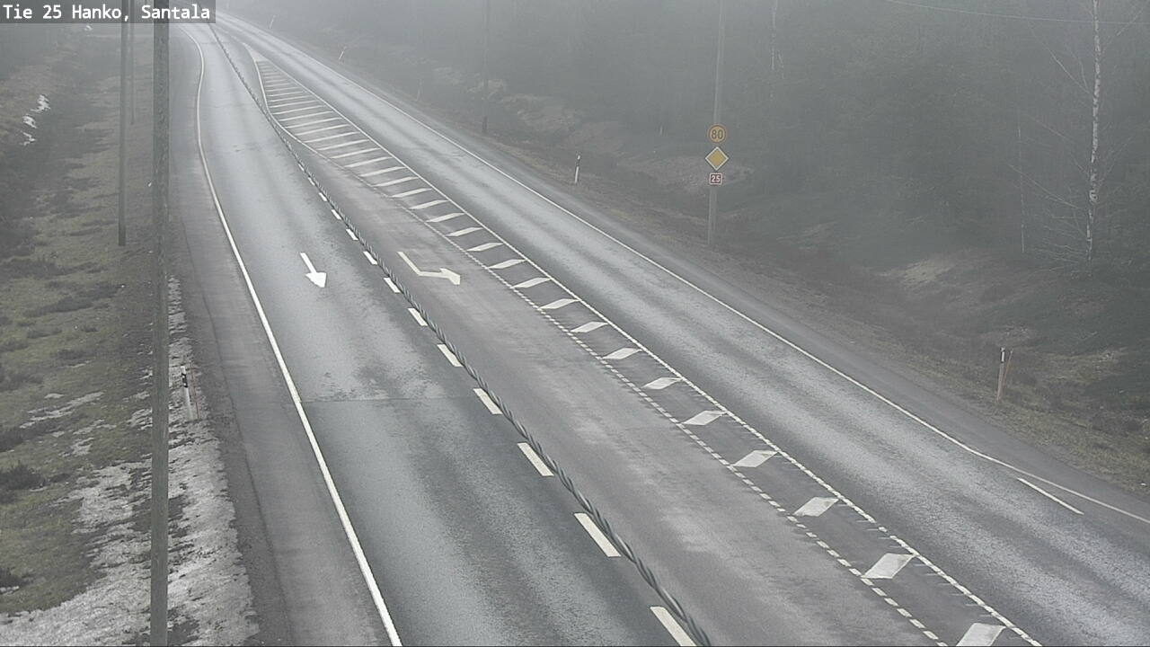 Weather Camera Image Road 25 Hanko, Santala, Hanko, Uusimaa