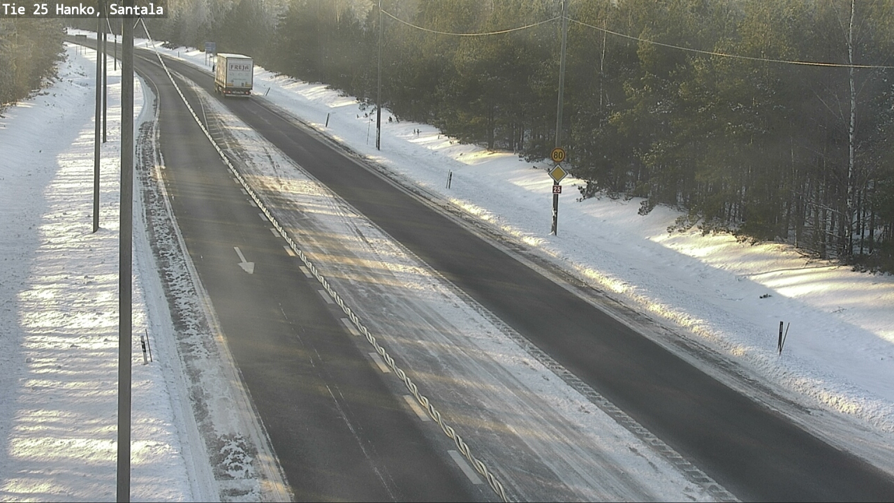 Weather Camera Image Road 25 Hanko, Santala, Hanko, Uusimaa
