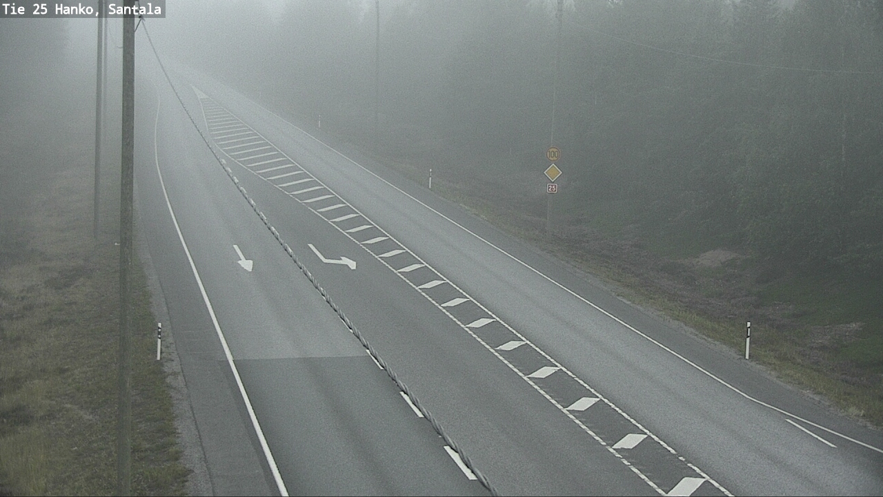 Weather Camera Image Väg 25 Hangö, Sandö, Hanko, Uusimaa
