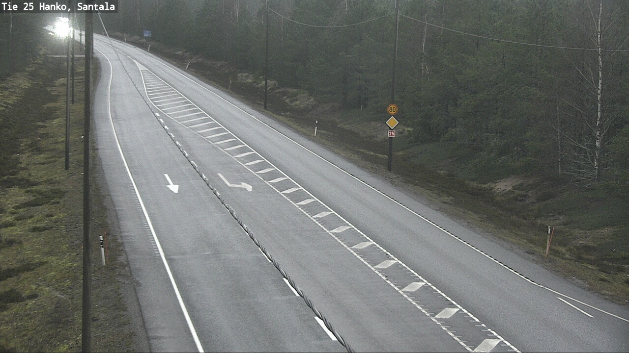 Weather Camera Image Road 25 Hanko, Santala, Hanko, Uusimaa