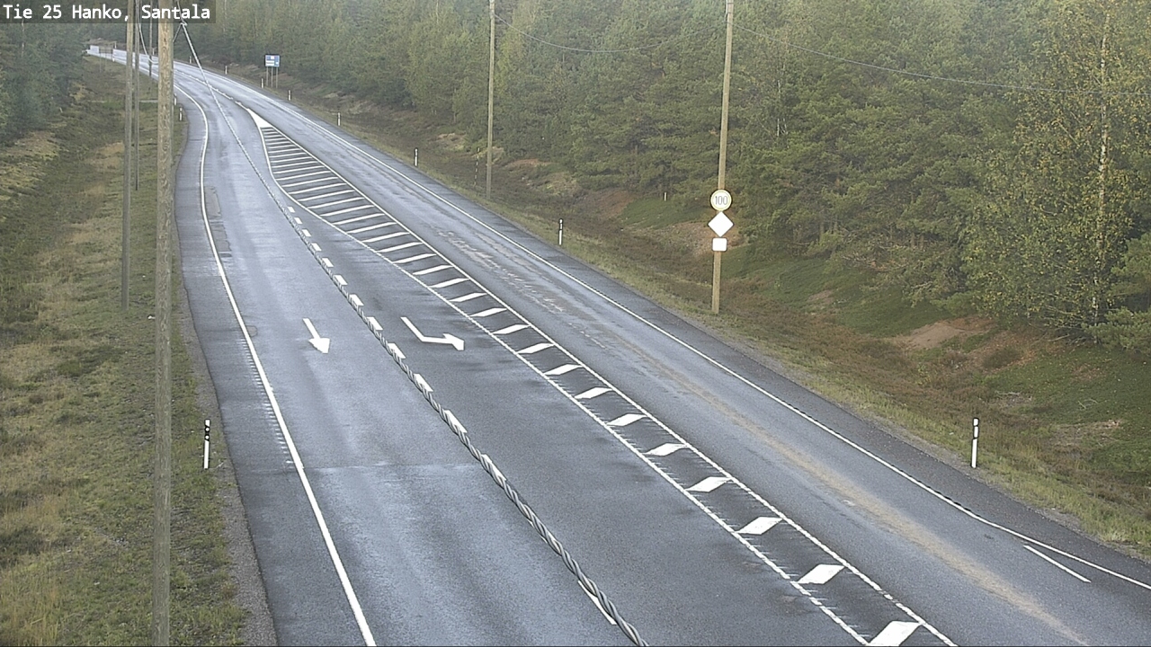 Weather Camera Image Road 25 Hanko, Santala, Hanko, Uusimaa