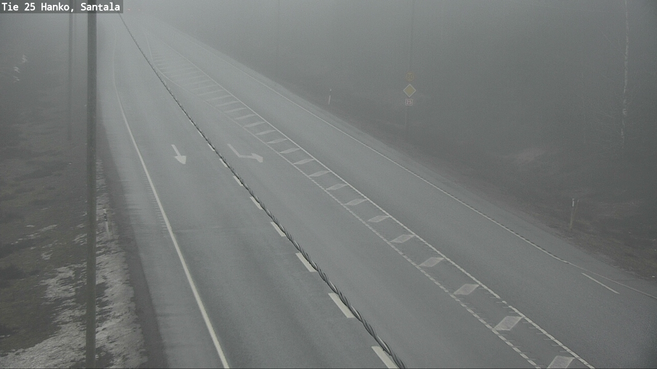 Weather Camera Image Road 25 Hanko, Santala, Hanko, Uusimaa