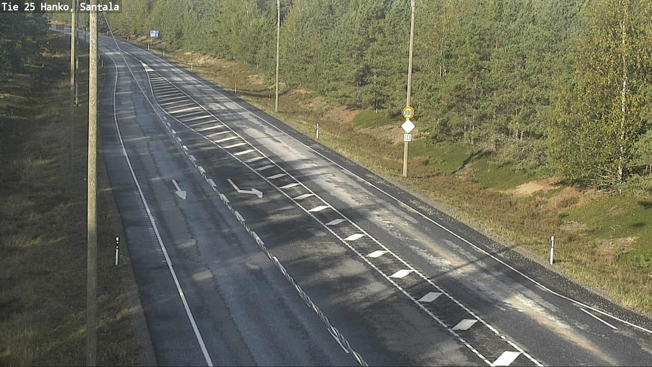 Weather Camera Image Road 25 Hanko, Santala, Hanko, Uusimaa
