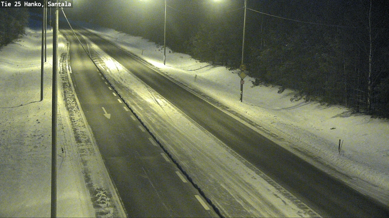 Weather Camera Image Road 25 Hanko, Santala, Hanko, Uusimaa