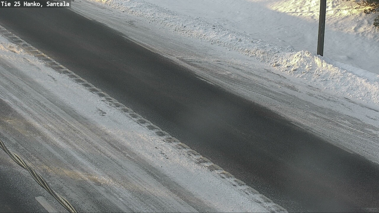 Weather Camera Image Road 25 Hanko, Santala, Hanko, Uusimaa