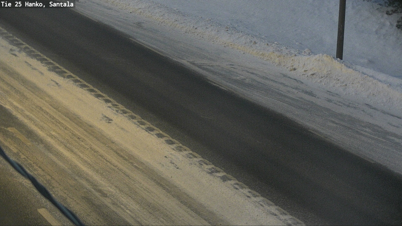 Weather Camera Image Road 25 Hanko, Santala, Hanko, Uusimaa