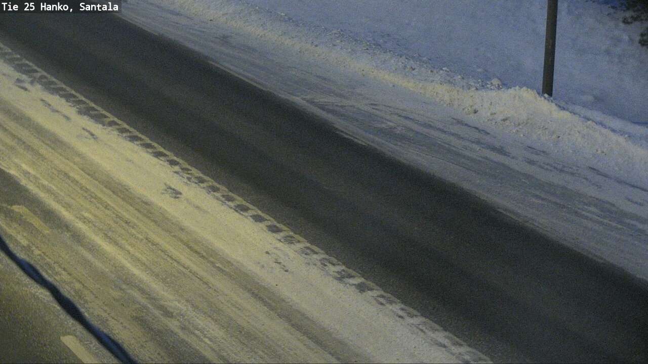 Weather Camera Image Road 25 Hanko, Santala, Hanko, Uusimaa