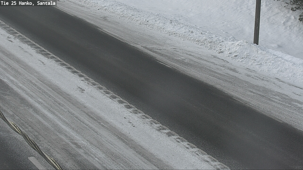 Weather Camera Image Road 25 Hanko, Santala, Hanko, Uusimaa