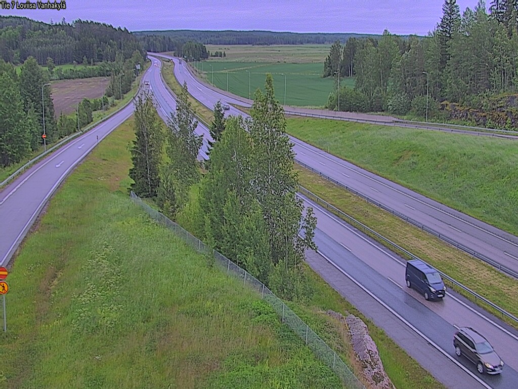 Weather Camera Image Väg 7 Lovisa Gammelby, Loviisa, Uusimaa