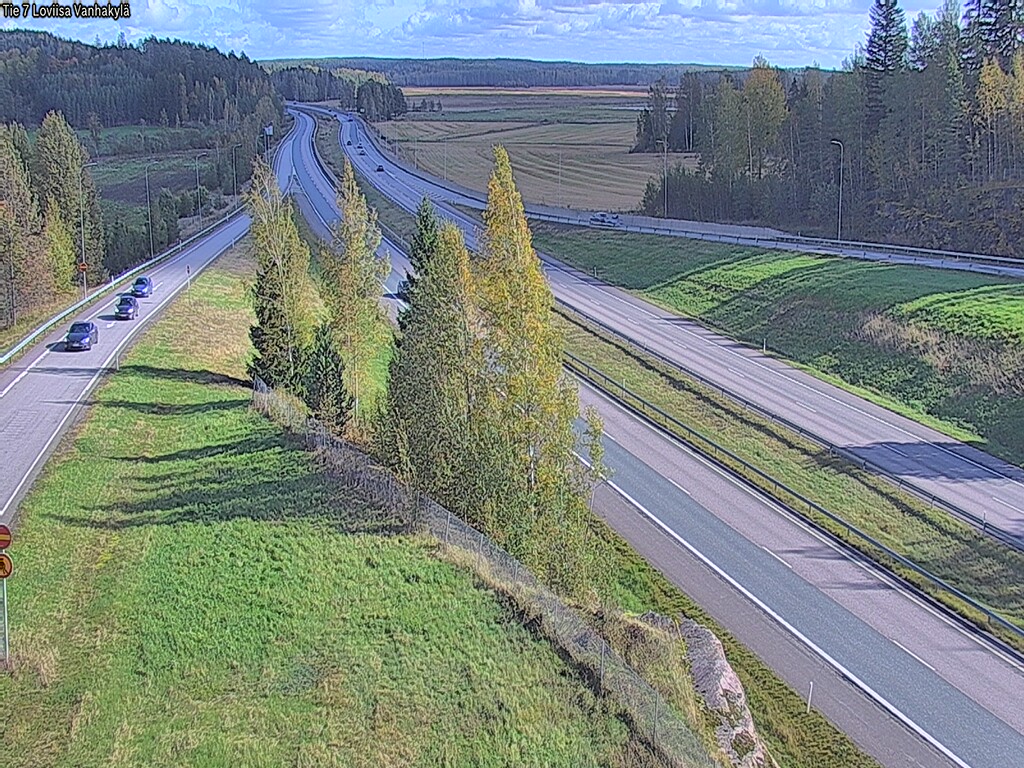 Weather Camera Image Road 7 Loviisa Vanhakylä, Loviisa, Uusimaa