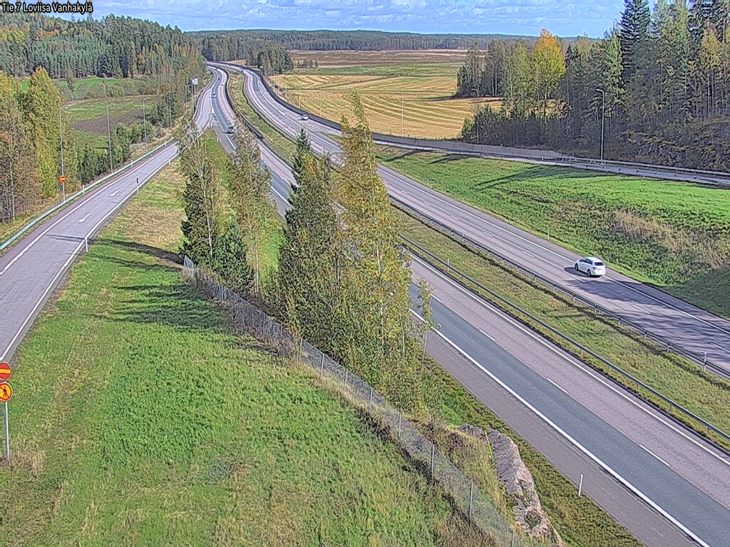 Weather Camera Image Road 7 Loviisa Vanhakylä, Loviisa, Uusimaa