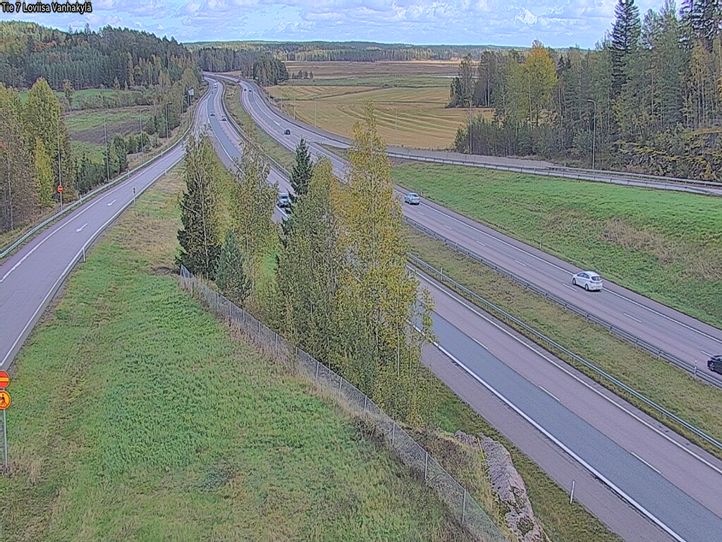 Weather Camera Image Road 7 Loviisa Vanhakylä, Loviisa, Uusimaa