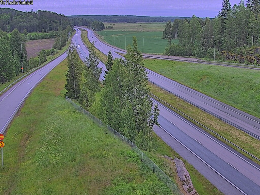 Weather Camera Image Road 7 Loviisa Vanhakylä, Loviisa, Uusimaa