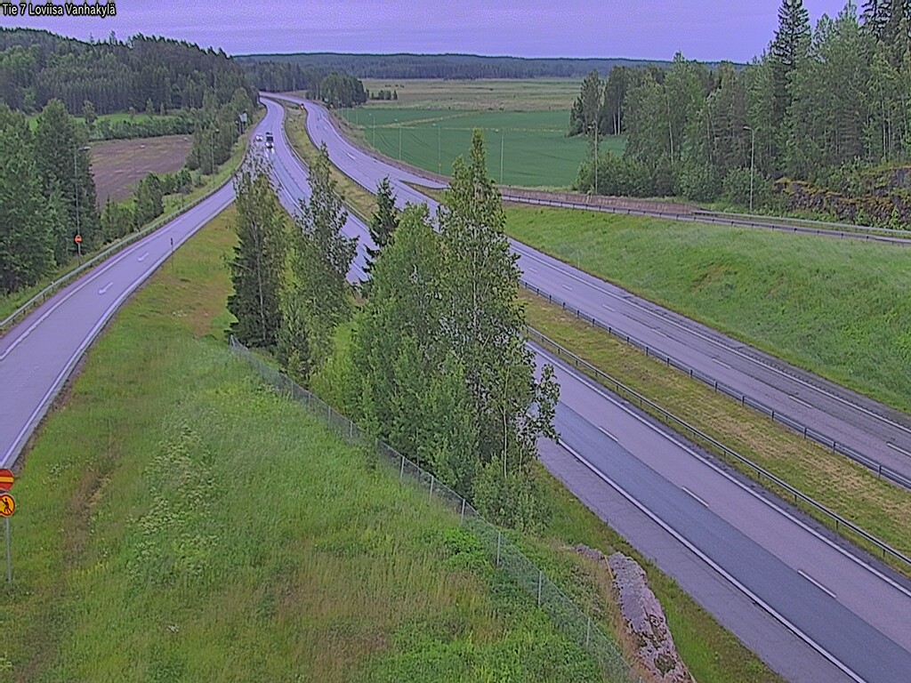 Weather Camera Image Road 7 Loviisa Vanhakylä, Loviisa, Uusimaa