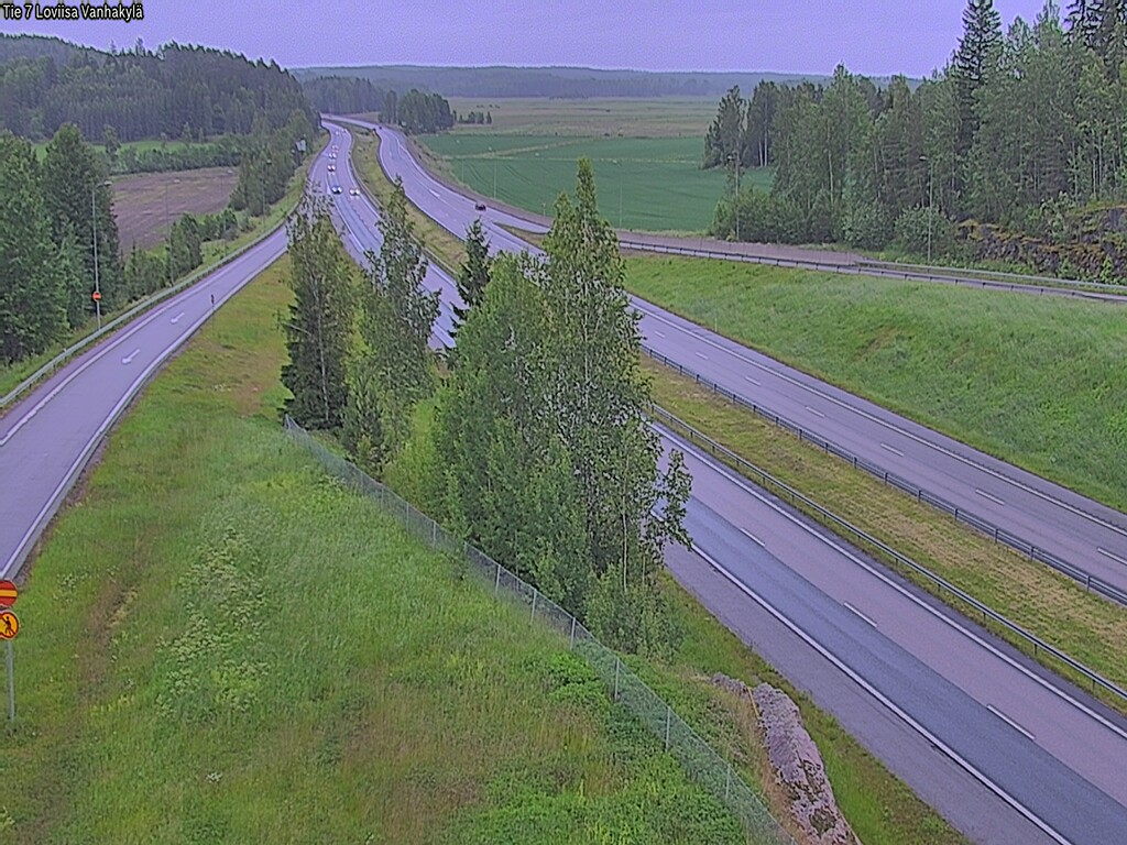 Weather Camera Image Väg 7 Lovisa Gammelby, Loviisa, Uusimaa