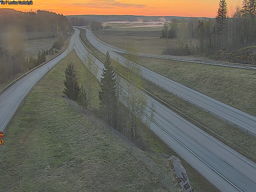 Weather Camera Image Väg 7 Lovisa Gammelby, Loviisa, Uusimaa