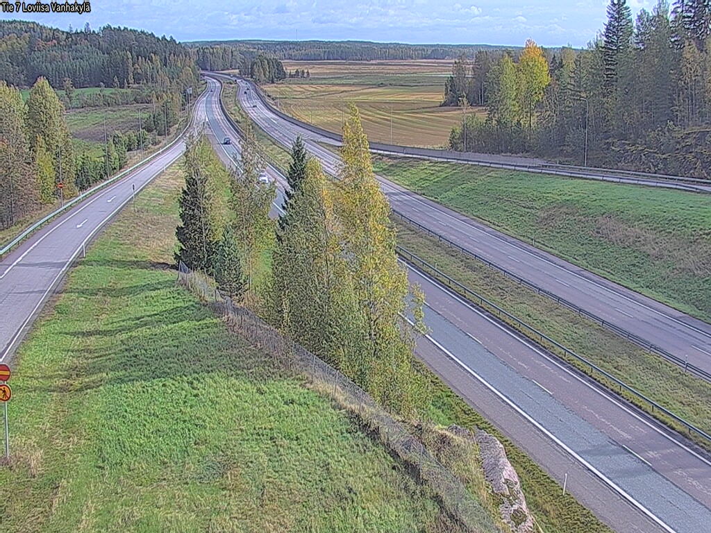 Weather Camera Image Road 7 Loviisa Vanhakylä, Loviisa, Uusimaa