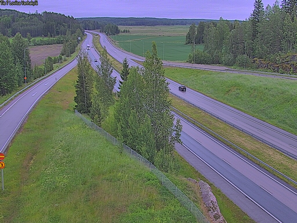 Weather Camera Image Väg 7 Lovisa Gammelby, Loviisa, Uusimaa