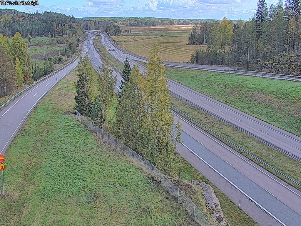 Weather Camera Image Road 7 Loviisa Vanhakylä, Loviisa, Uusimaa