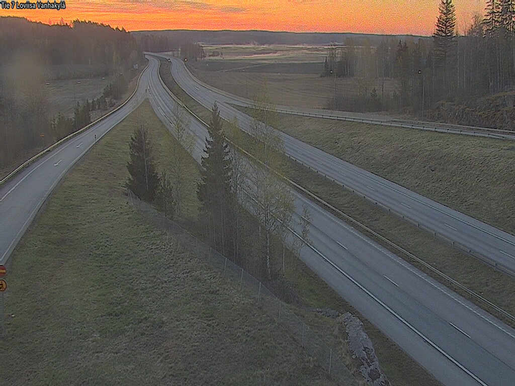 Weather Camera Image Väg 7 Lovisa Gammelby, Loviisa, Uusimaa