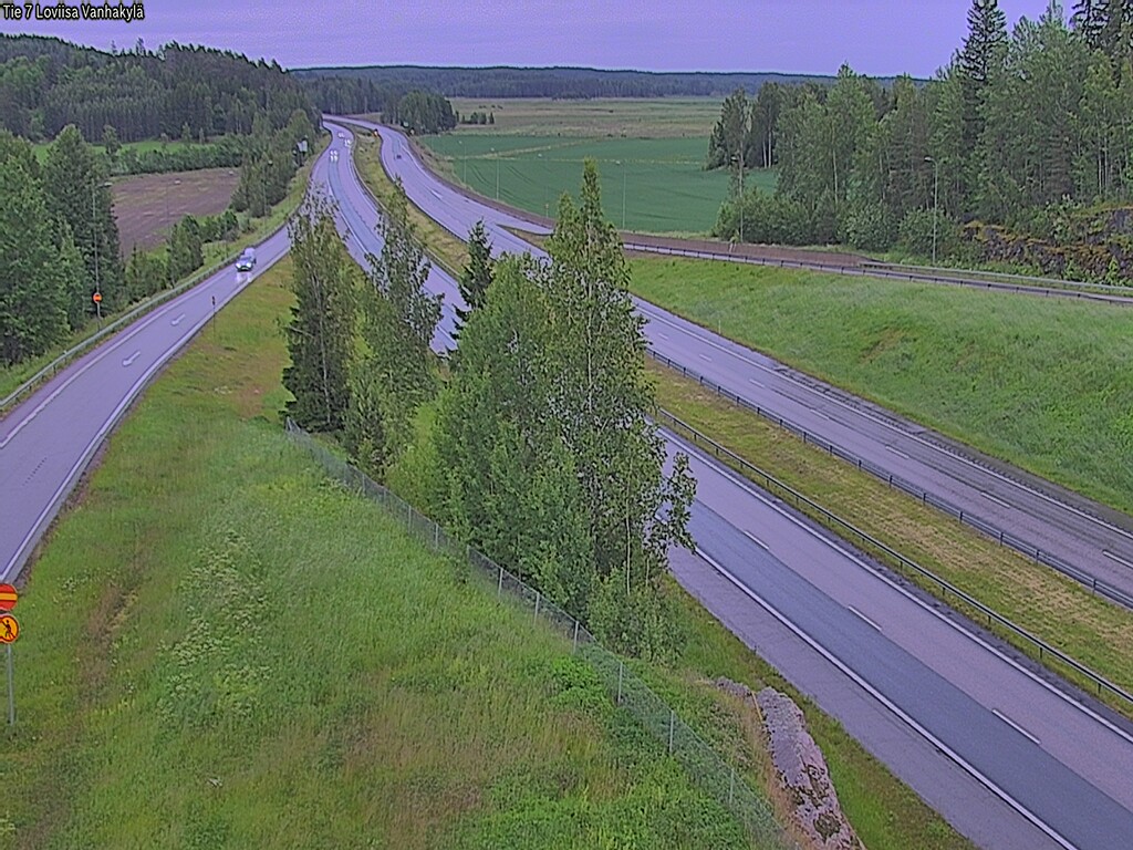 Weather Camera Image Road 7 Loviisa Vanhakylä, Loviisa, Uusimaa