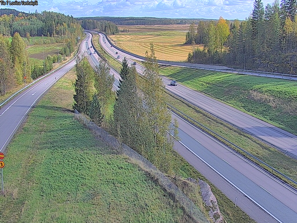 Weather Camera Image Road 7 Loviisa Vanhakylä, Loviisa, Uusimaa