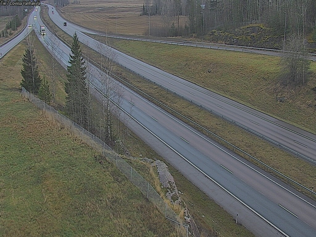 Weather Camera Image Väg 7 Lovisa Gammelby, Loviisa, Uusimaa