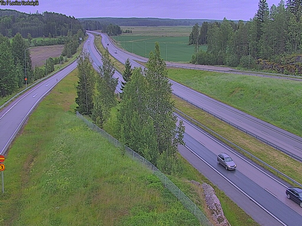 Weather Camera Image Väg 7 Lovisa Gammelby, Loviisa, Uusimaa