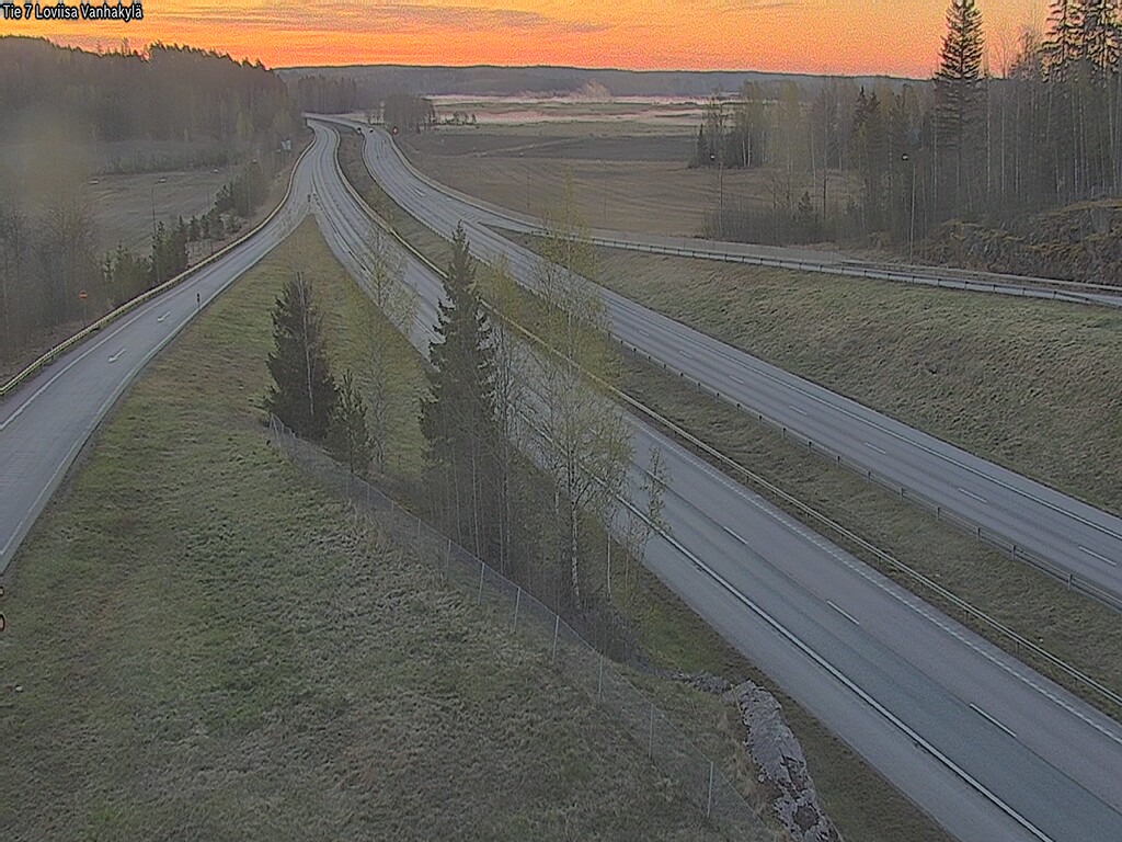 Weather Camera Image Väg 7 Lovisa Gammelby, Loviisa, Uusimaa