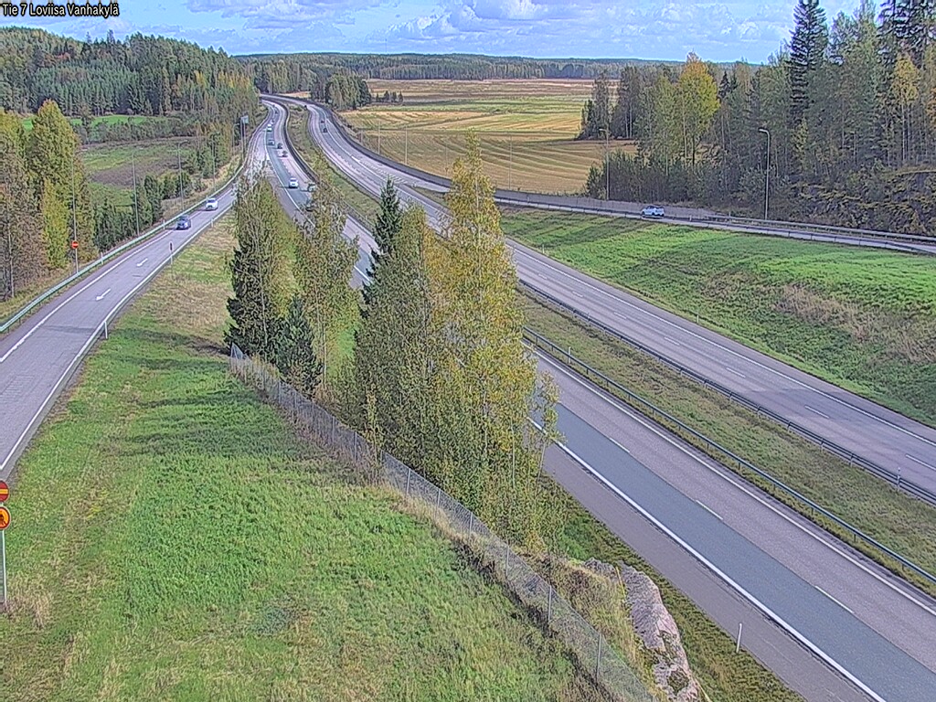 Weather Camera Image Road 7 Loviisa Vanhakylä, Loviisa, Uusimaa