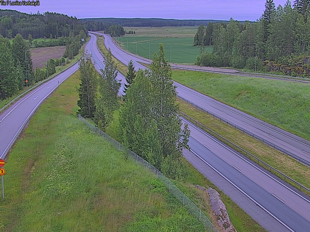 Weather Camera Image Road 7 Loviisa Vanhakylä, Loviisa, Uusimaa
