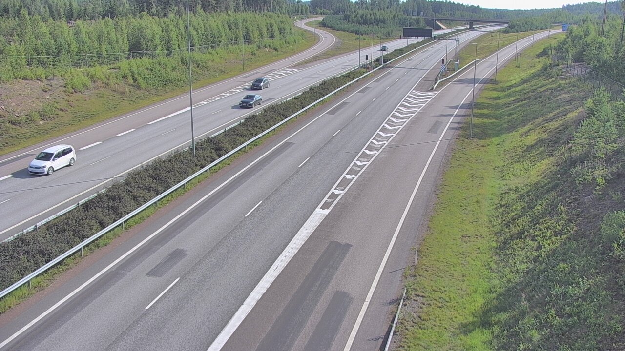 Weather Camera Image Väg 7 Lovisa, Marnadsbacken väst, Loviisa, Uusimaa