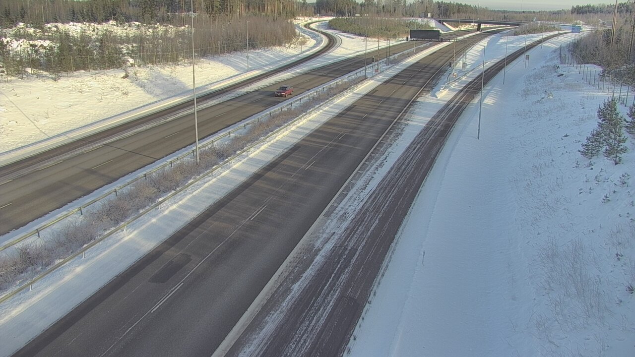 Weather Camera Image Road 7 Loviisa, Markkinamäki west, Loviisa, Uusimaa