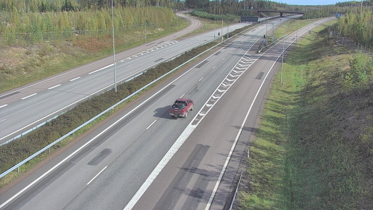 Weather Camera Image Väg 7 Lovisa, Marnadsbacken väst, Loviisa, Uusimaa