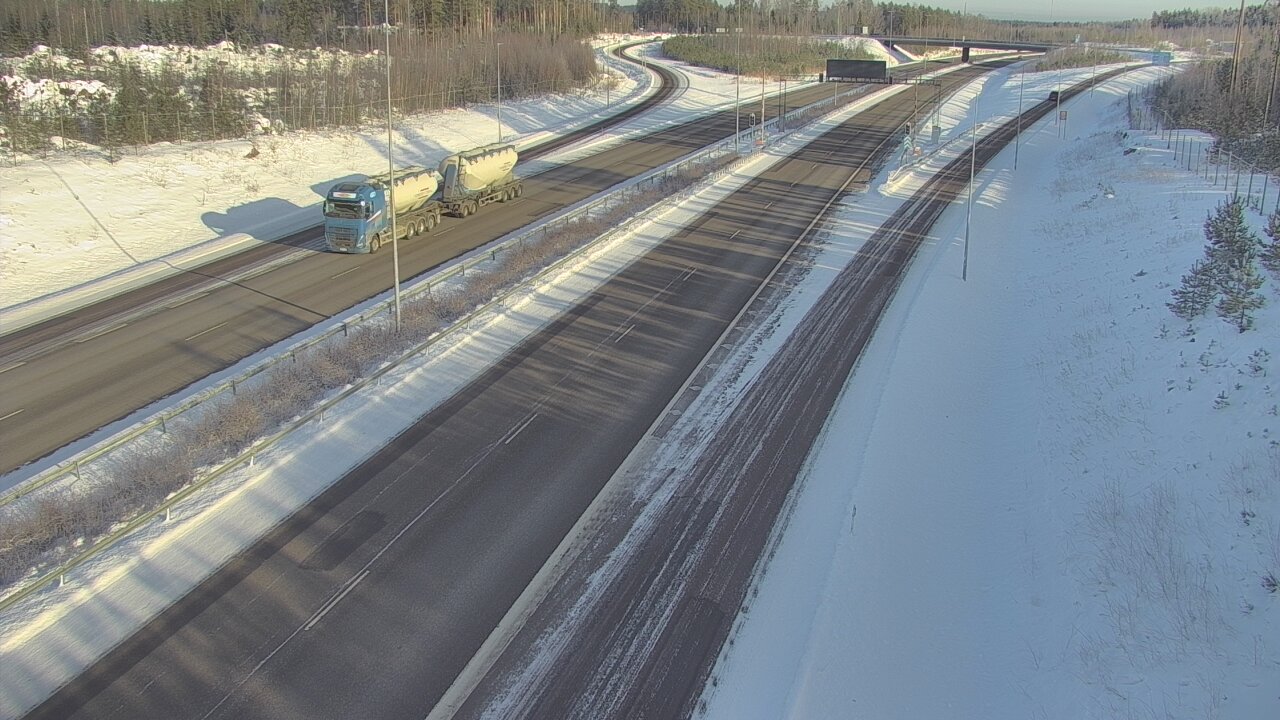 Weather Camera Image Road 7 Loviisa, Markkinamäki west, Loviisa, Uusimaa