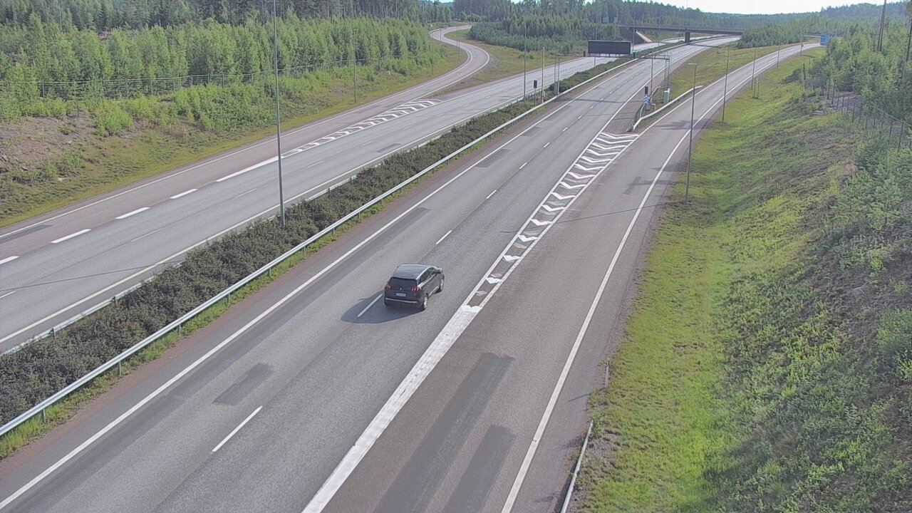 Weather Camera Image Väg 7 Lovisa, Marnadsbacken väst, Loviisa, Uusimaa