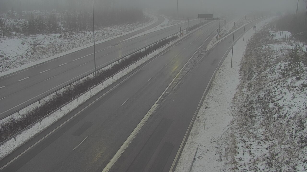 Weather Camera Image Väg 7 Lovisa, Marnadsbacken väst, Loviisa, Uusimaa