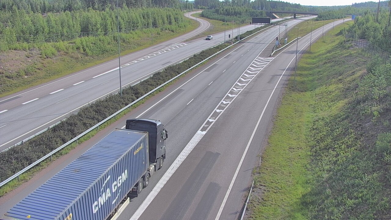 Weather Camera Image Väg 7 Lovisa, Marnadsbacken väst, Loviisa, Uusimaa
