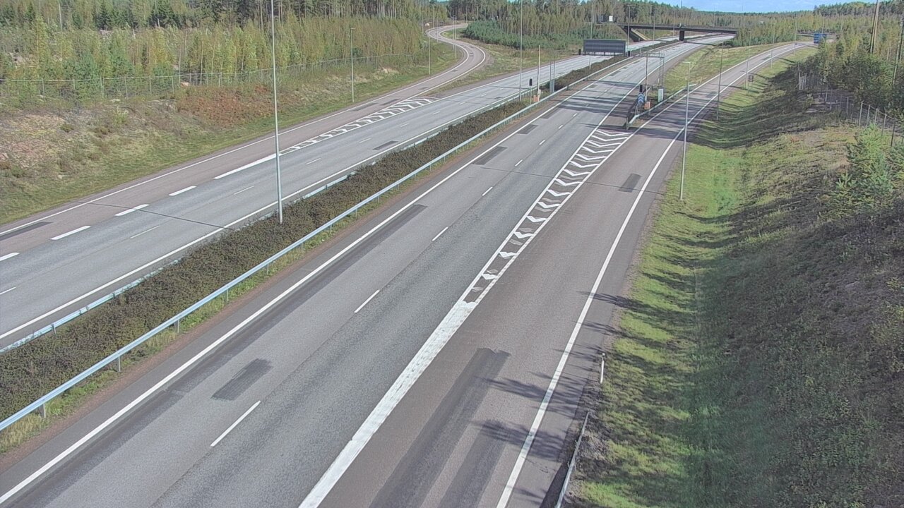 Weather Camera Image Väg 7 Lovisa, Marnadsbacken väst, Loviisa, Uusimaa
