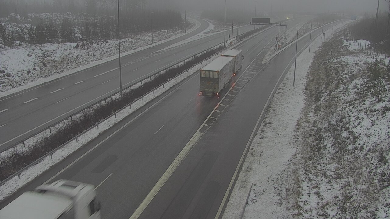 Weather Camera Image Väg 7 Lovisa, Marnadsbacken väst, Loviisa, Uusimaa