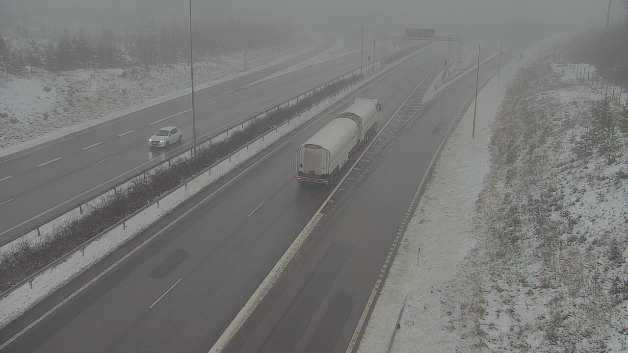 Weather Camera Image Väg 7 Lovisa, Marnadsbacken väst, Loviisa, Uusimaa