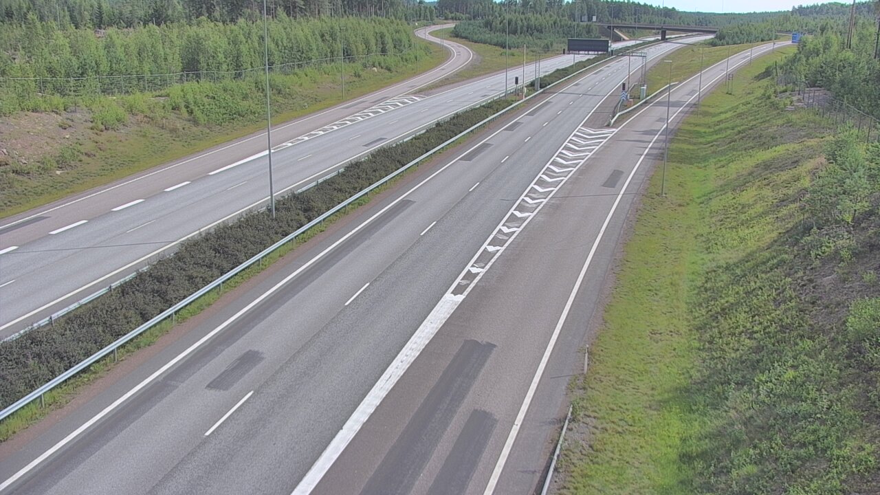 Weather Camera Image Väg 7 Lovisa, Marnadsbacken väst, Loviisa, Uusimaa