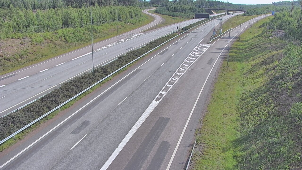 Weather Camera Image Väg 7 Lovisa, Marnadsbacken väst, Loviisa, Uusimaa