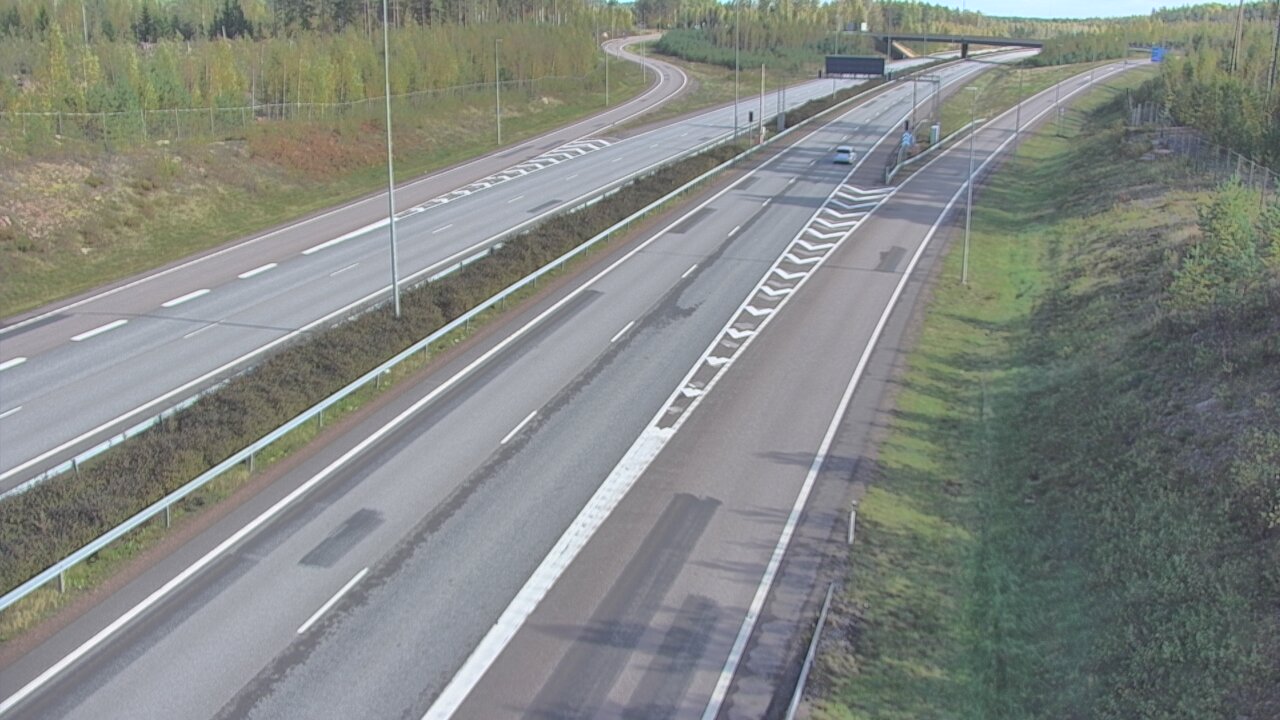 Weather Camera Image Väg 7 Lovisa, Marnadsbacken väst, Loviisa, Uusimaa