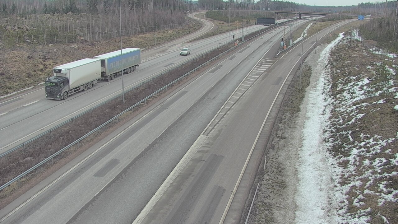 Weather Camera Image Road 7 Loviisa, Markkinamäki west, Loviisa, Uusimaa